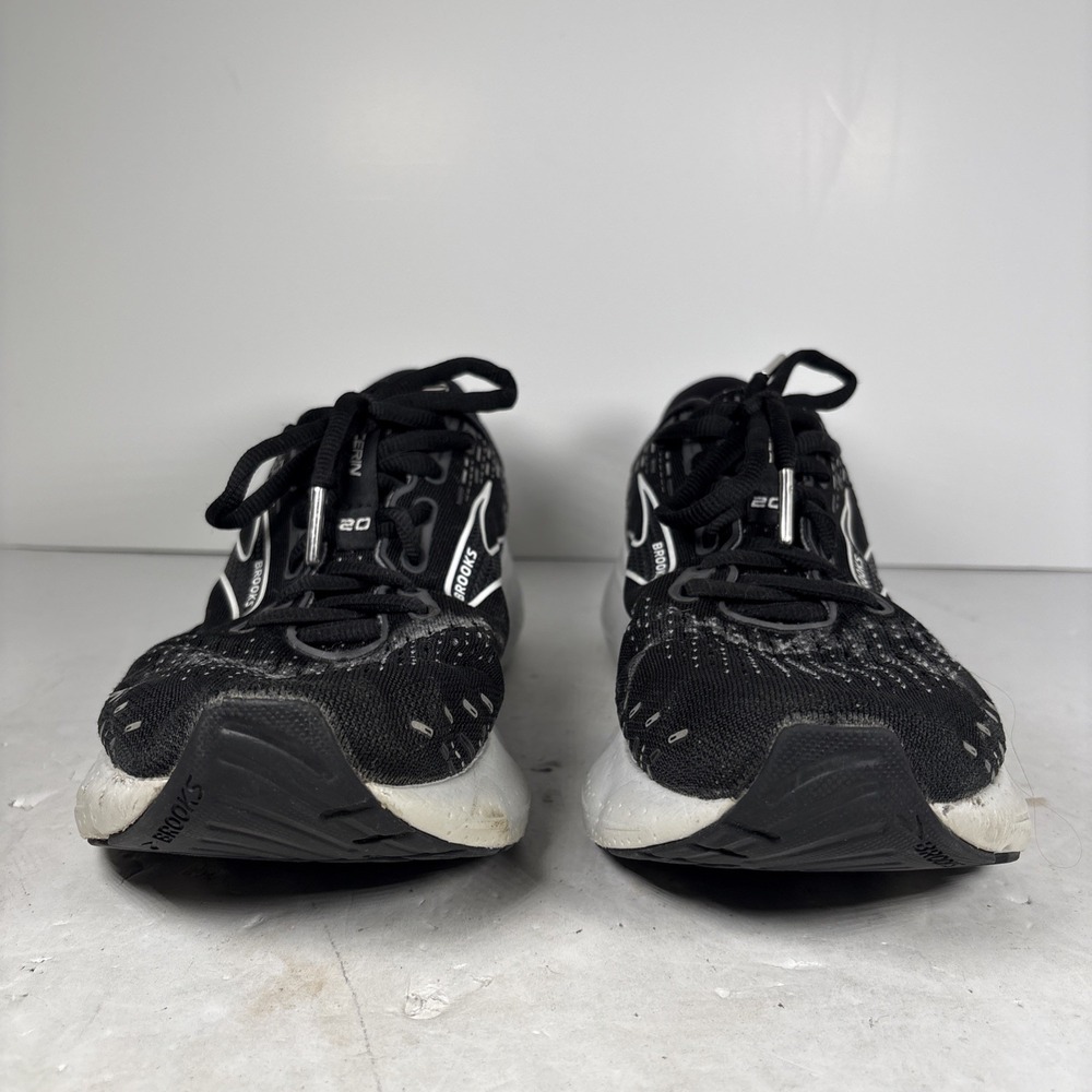 Size 9.5 Wide D Brooks Glycerin 20 Black Sneakers 1203691D059 - Picture 3 of 8